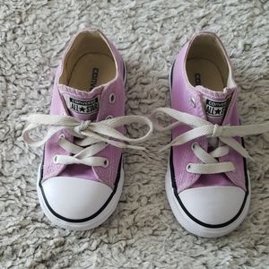 Little girls Converse shoes